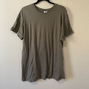 Army Green Oversized Tee